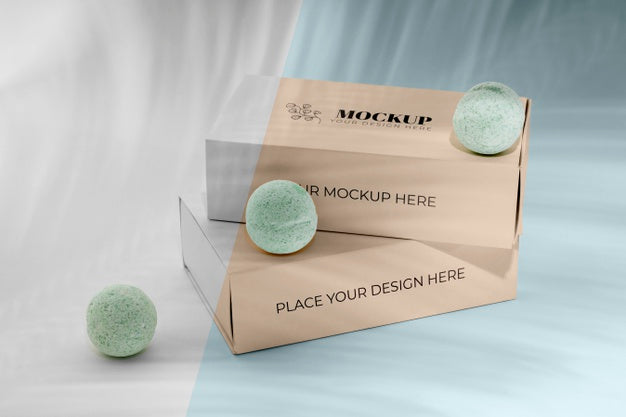 Arrangement With Bath Bombs High Angle Psd