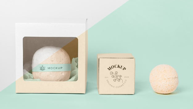 Arrangement With Bath Bombs Psd