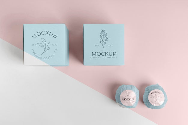 Arrangement With Bath Bombs Top View Psd