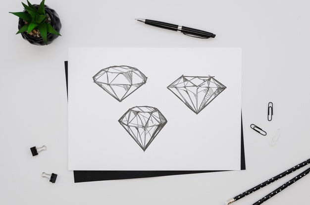 Arrangement With Card Mock-Up Psd