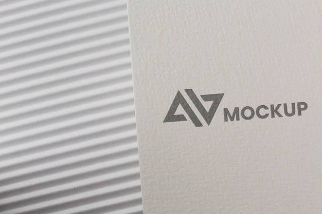 Arrangement With Company Branding Card Mock-Up Psd