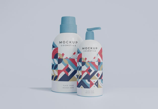 Arrangement With Cosmetic Products Psd