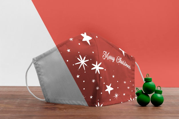 Arrangement With Globes And Mask Psd