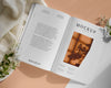 Arrangement With Magazine And Leaves Top View Psd