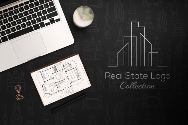 Arrangement With Notebook And Laptop Psd