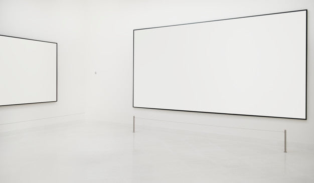 Art Gallery Antique Frame Concept Psd