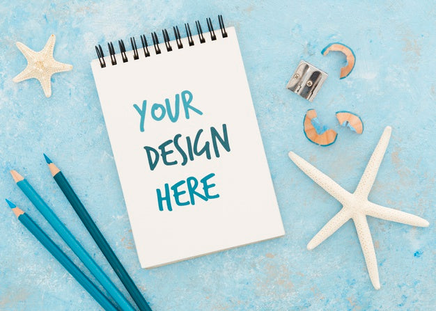 Artist Desk Concept Mock-Up Psd