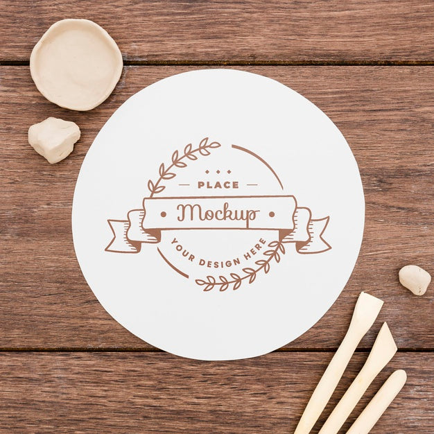 Artist Desk Concept Mock-Up Psd