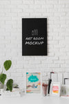 Artist Workplace Desk With Tools Psd