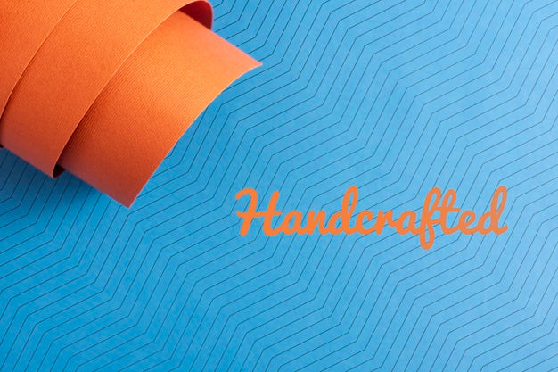 Artistic Cardboard With Message On Psd