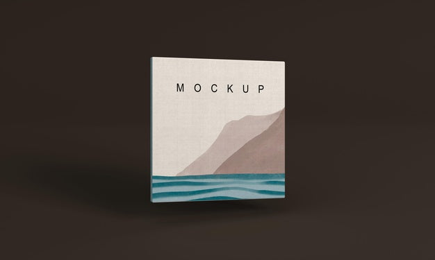 Artistic Painting On Canvas Psd