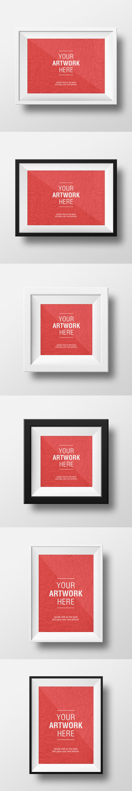 Artwork Frame Psd Mockups