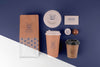 Assortment Of Coffee Shop Elements Mock-Up Psd