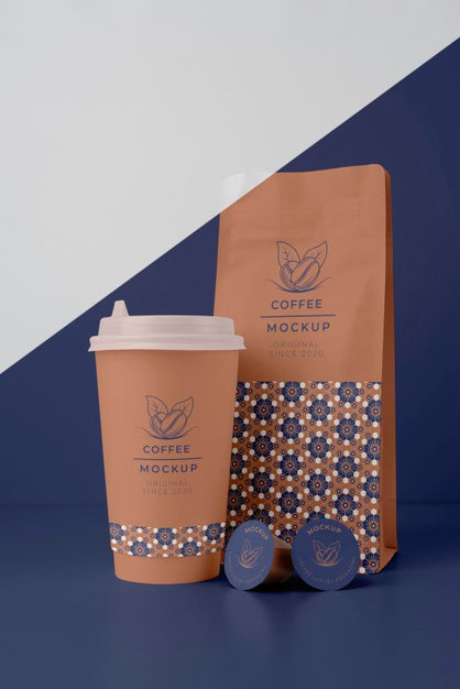 Assortment Of Coffee Shop Elements Mock-Up Psd