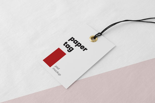 Assortment Of Mock-Up Paper Tags Psd