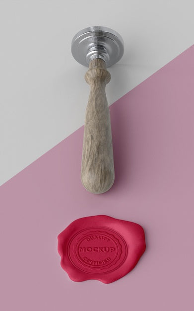 Assortment Of Mock-Up Seal For Envelope Psd