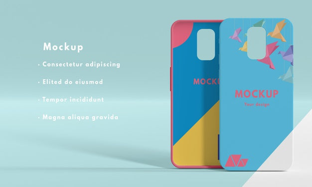 Assortment Of Phone Case Mock-Up Psd