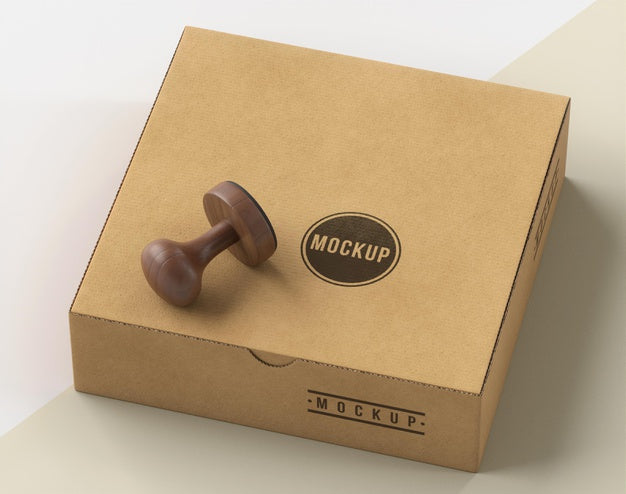 Assortment Of Stamp Labeled Box Psd