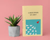 Assortment With Book Cover Mock-Up And Plant Psd