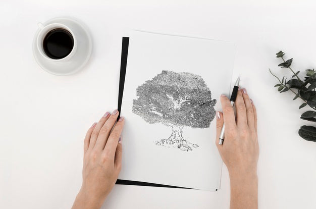 Assortment With Card Mock-Up On White Background Psd