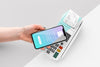 Assortment With Smartphone Payment App Mock-Up Psd