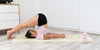 Athletic Woman Doing Yoga At Home Psd