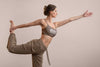 Athletic Young Woman Doing Yoga Psd