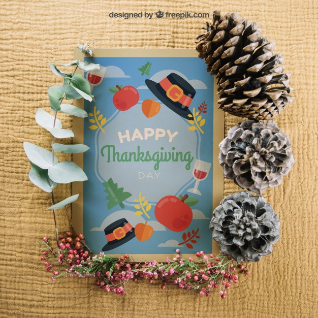 Autumn And Thanksgiving Mockup Psd
