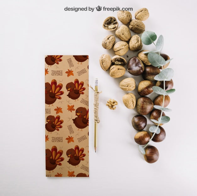 Autumn Mockup With Banner Psd