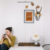 Autumn Mockup With Drinking Woman Psd