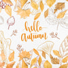 Autumn Mockup With Leaves Psd