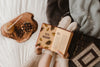 Autumn Mockup With Woman On Bed Psd