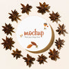 Autumn Pattern Mock-Up Style Psd