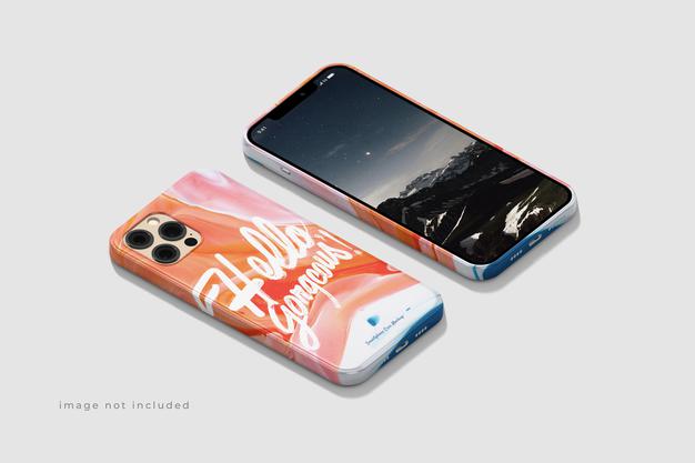 Awesome Beautiful Phone Case Mockup Psd