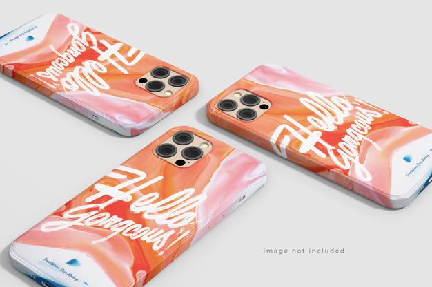 Awesome Beautiful Phone Case Mockup Psd