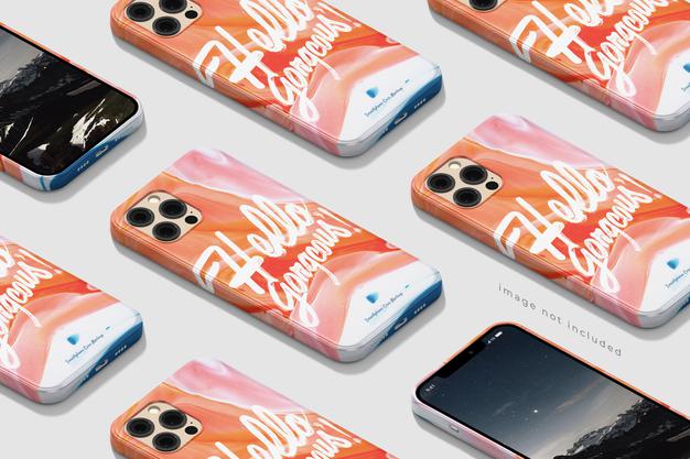 Awesome Beautiful Phone Case Mockup Psd