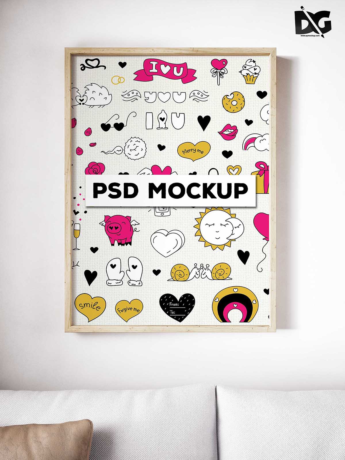 Awesome Interior Poster Mockup