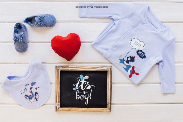 Baby Boy Mockup Psd
