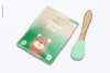 Baby Cereal Trial Pack With Spoon Mockup Psd