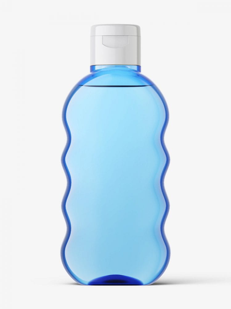 Baby Oil Bottle Mockup / Blue