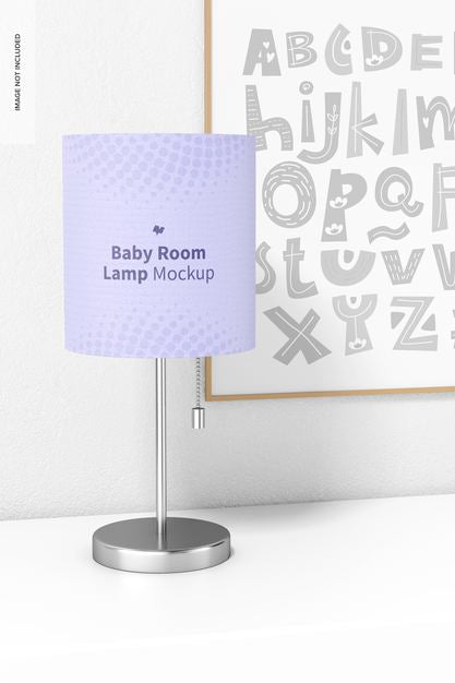 Baby Room Lamp Mockup Psd