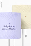 Baby Room Lamps Mockup Psd
