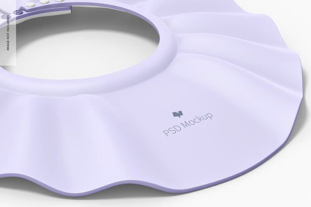 Baby Shower Cap Mockup, Close Up Psd