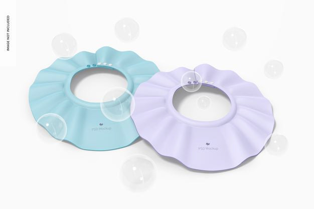 Baby Shower Cap Mockup, Perspective Psd