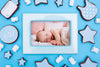 Baby Shower Decorations With Frame Psd