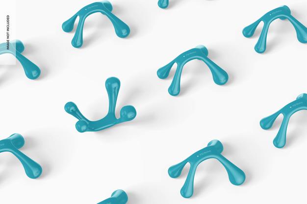 Back Massagers Set Mockup Psd