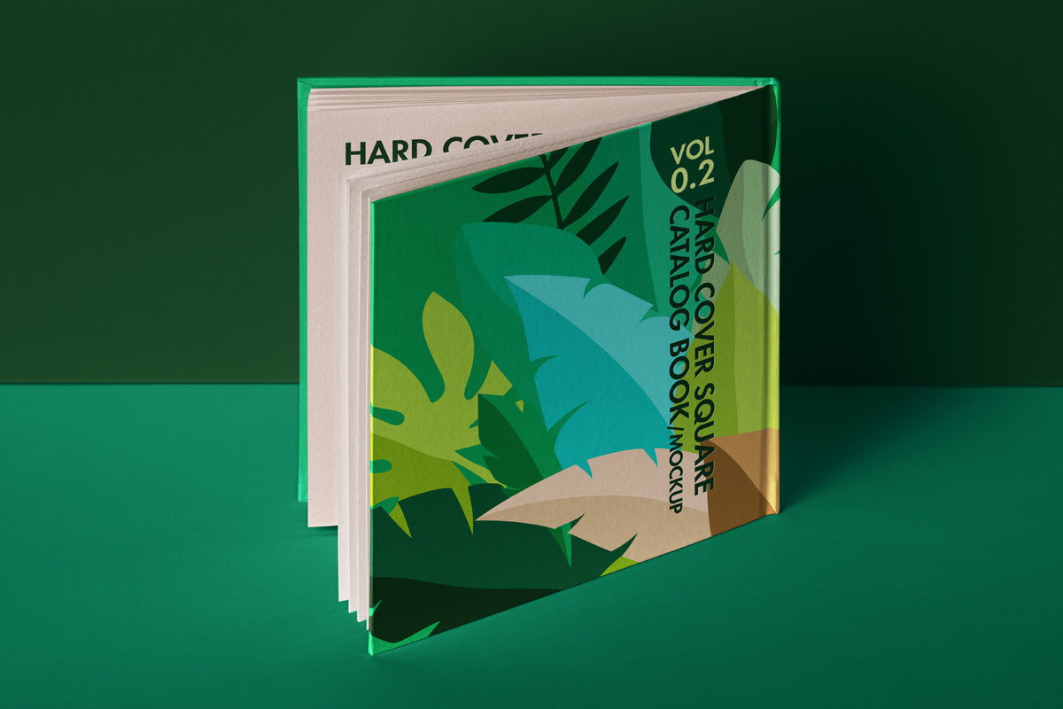 Back Psd Square Catalog Mockup