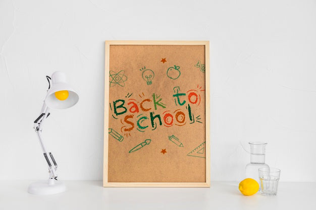 Back To School Advertising Mockup Design Psd