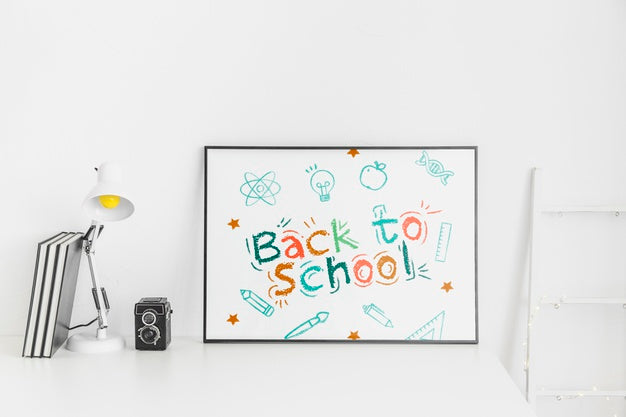 Back To School Advertising Mockup Design Psd