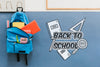 Back To School Bag Full Of Supplies Psd